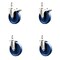 Service Caster 5 Inch 316SS Solid Polyurethane 1/2 Inch Threaded Stem Caster Lock Brake SCC, 2PK SS316TSTTL20S514-SPUS-121315-2-S2 - alternate 1